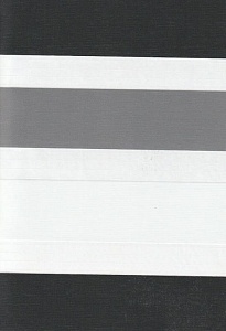 Открытые рулонные шторы день-ночь Салерно, серый 2002 купить в Химках с доставкой