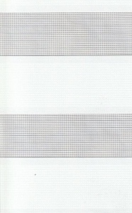Открытые рулонные шторы день-ночь Римини, белый 15 купить в Химках с доставкой